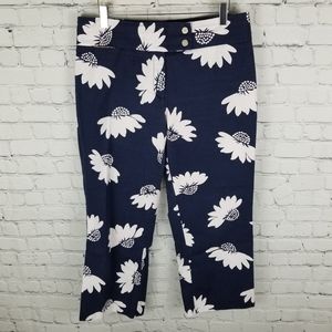 TOMMY HILFIGER | floral stretch capris pants